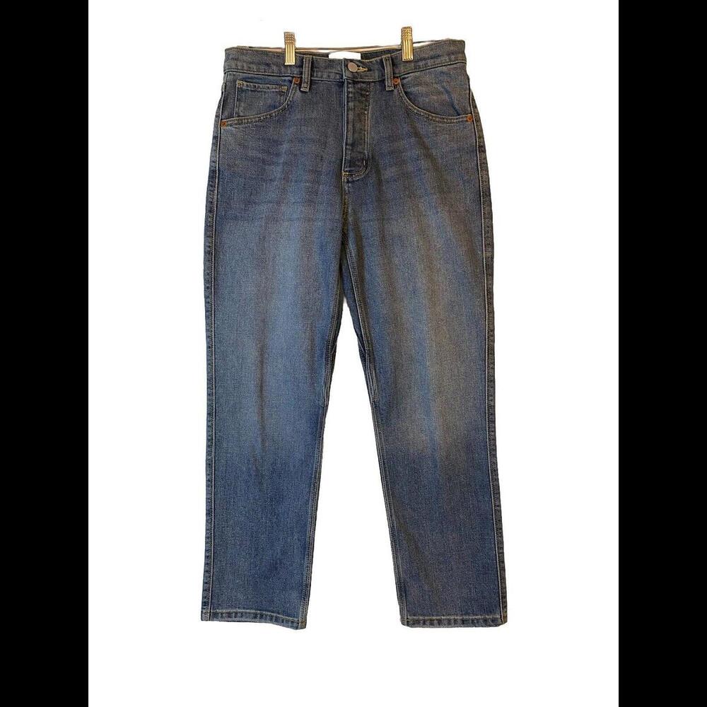 DU/ER medium Wash Stretch Button-fly Denim Jeans SZ 28X27 (26) WOMENS NWOT